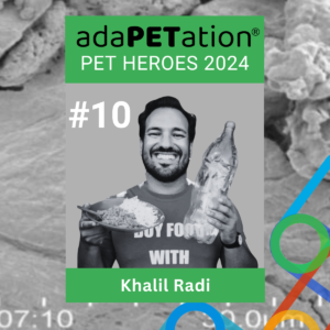 Our tenth nominee is Khalil Radi, co-founder of Buy Food with Plastic